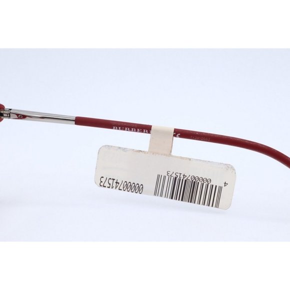 New Burberry B 2170 3456 Cat Eye Red Eyeglasses Optical Frames 52mm - Picture 5 of 5